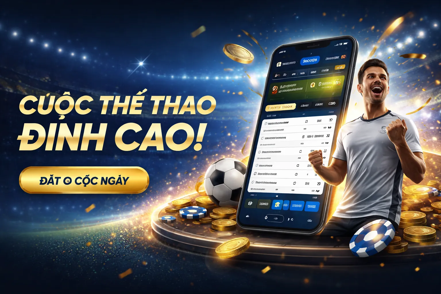 Sân vận động cá cược thể thao trực tuyến tại benvip